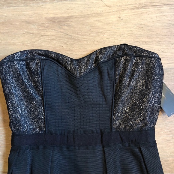 SOLD BCBGMaxAzria Moselle strapless peplum dress - Picture 4 of 4